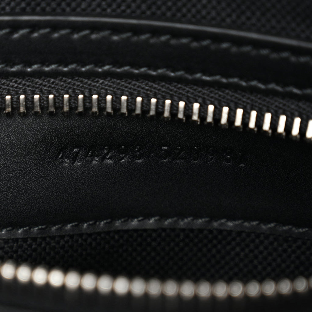 Gucci Soft GG Supreme Monogram Web Belt Bag Black Grey