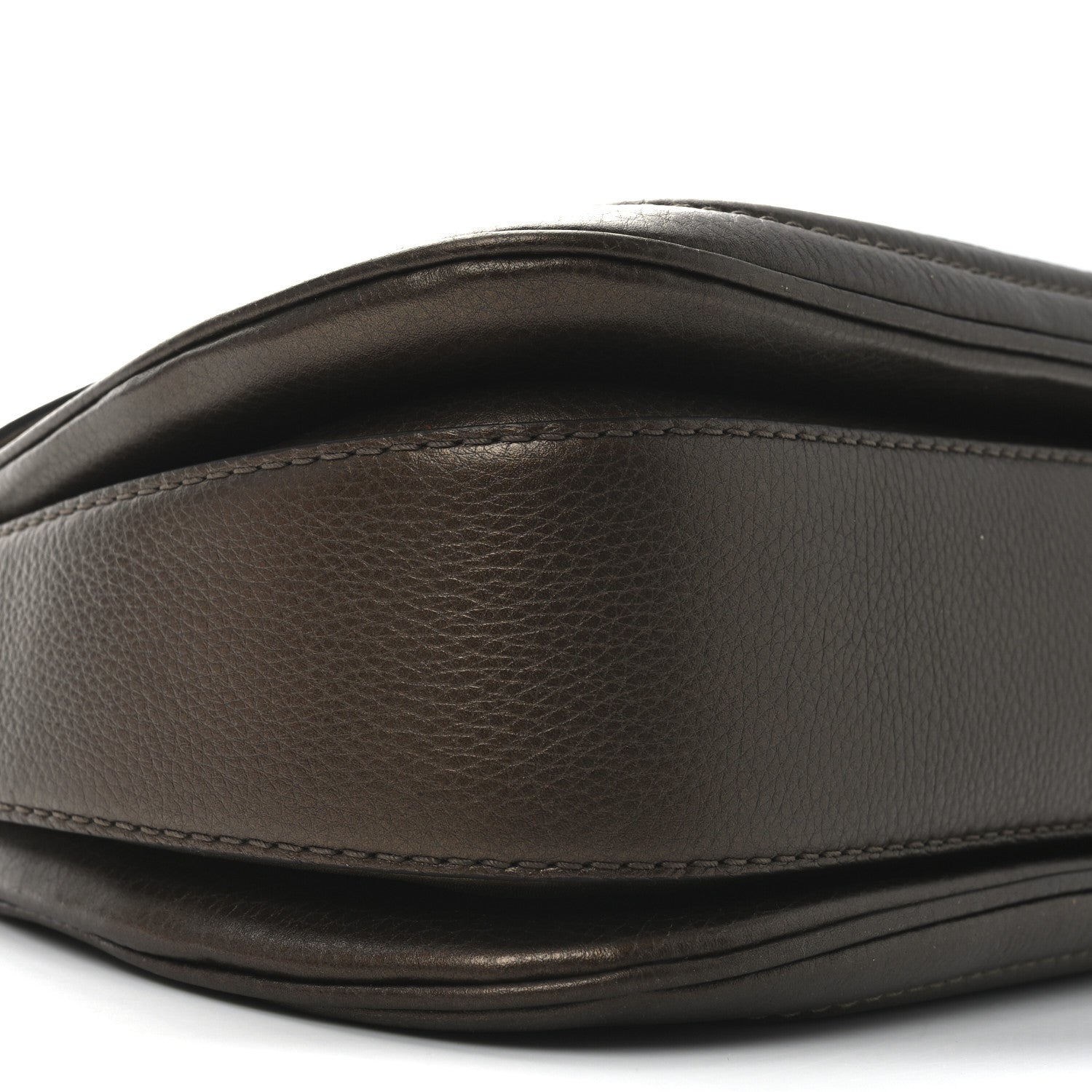 Gucci Metallic Calfskin Medium New Bamboo Top Handle Bag Bronze