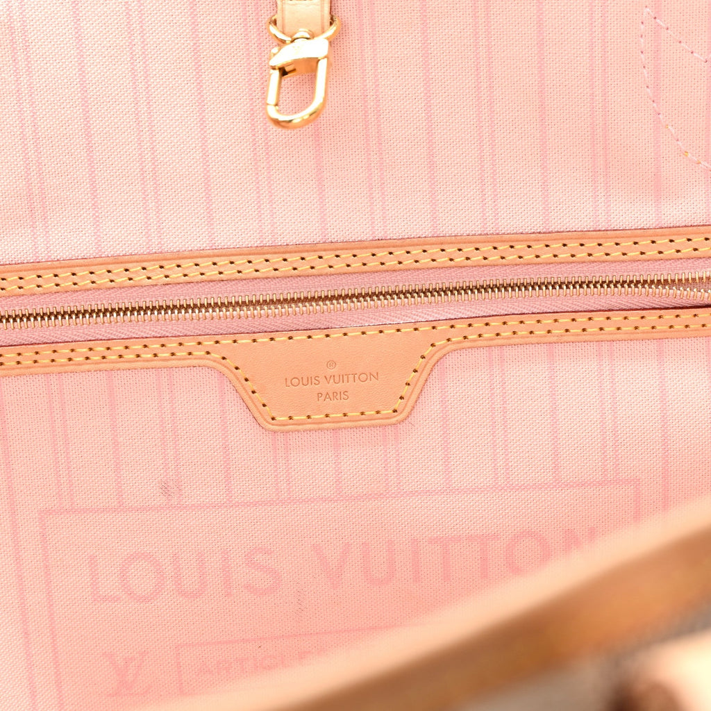 Louis Vuitton Damier Azur Neo Neverfull GM Rose Ballerine