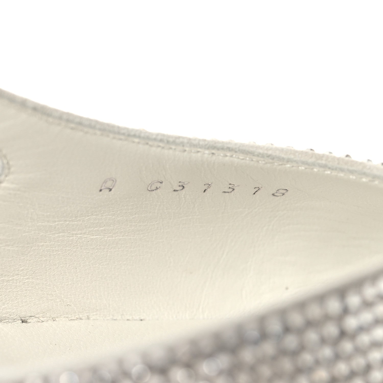 Chanel Strass Grosgrain Cap Toe CC Slingback Pumps 36 Silver Black