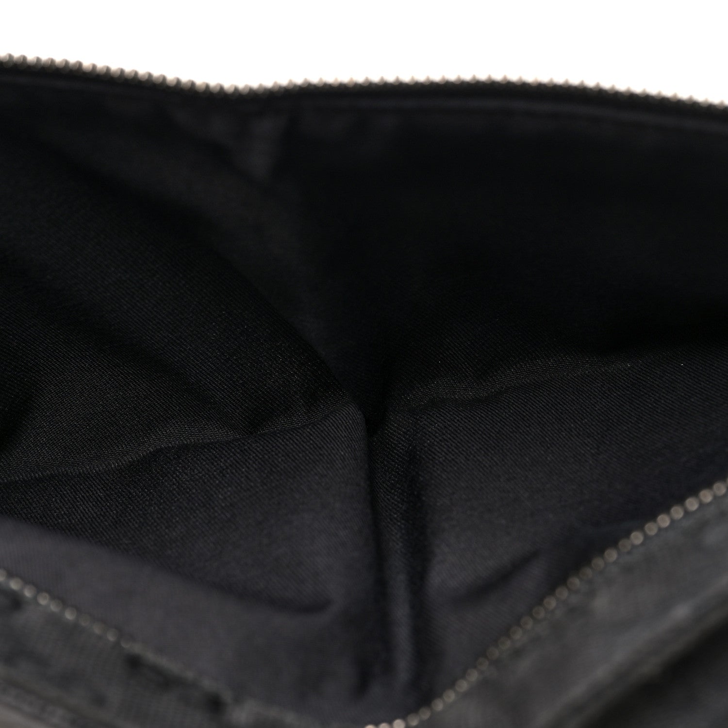 Gucci GG Monogram Double Pocket Belt Bag Black
