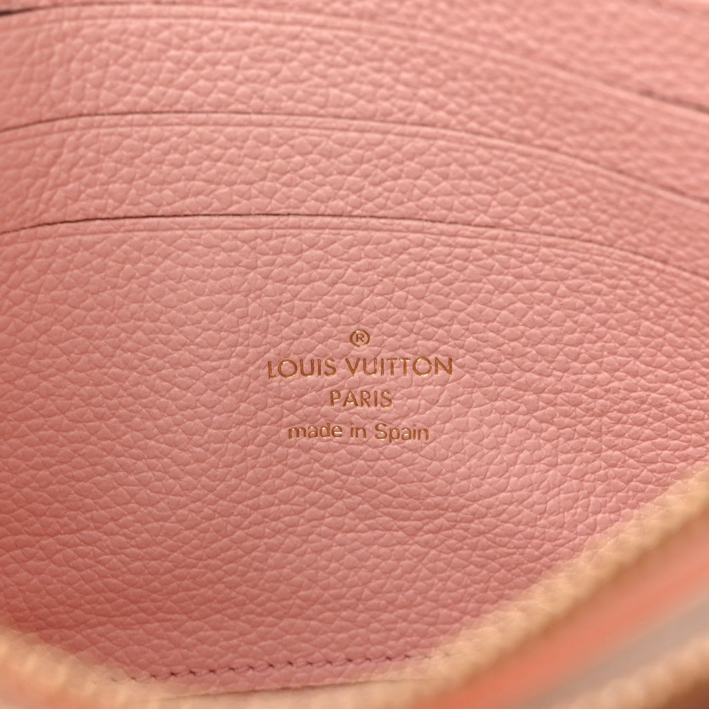 Louis Vuitton Empreinte Monogram Double Zip Pochette Rose