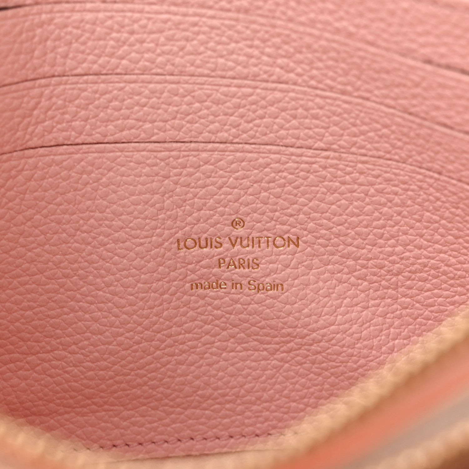 Louis Vuitton Empreinte Monogram Double Zip Pochette Rose