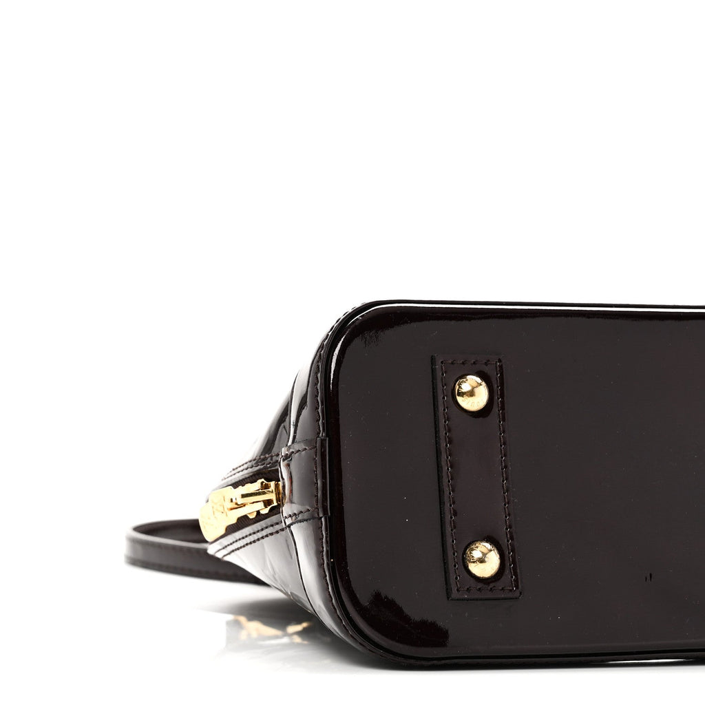 Louis Vuitton Vernis Alma BB Amarante