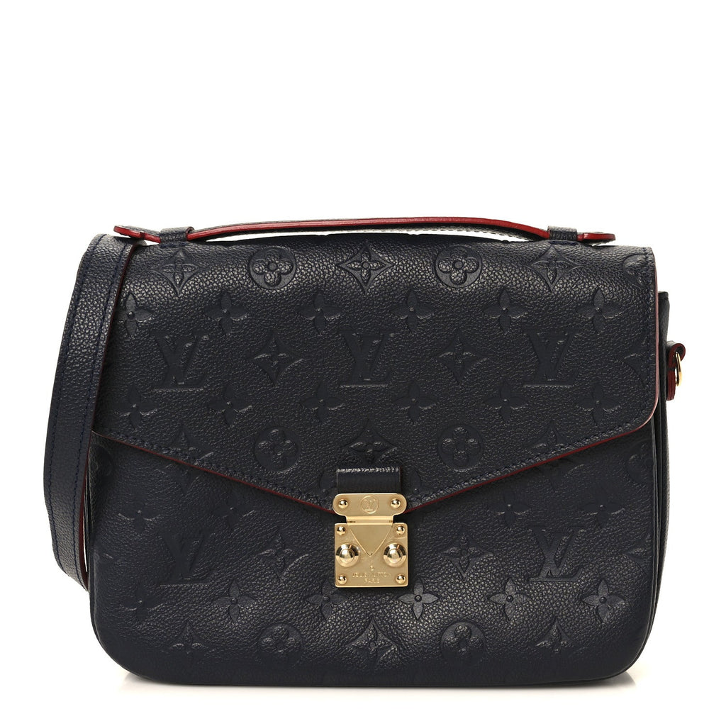 Louis Vuitton Empreinte Pochette Metis Marine Rouge