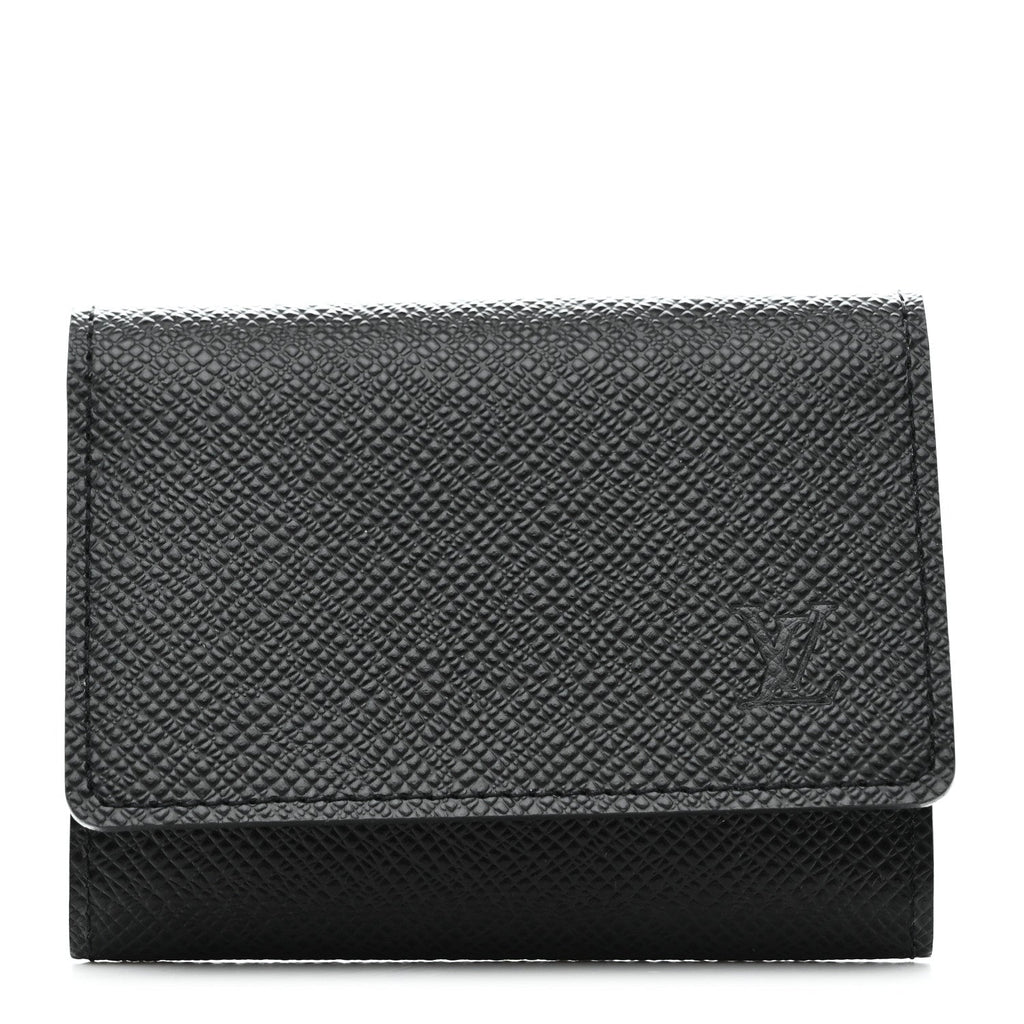 Louis Vuitton Taiga Enveloppe Carte De Visite Ardoise
