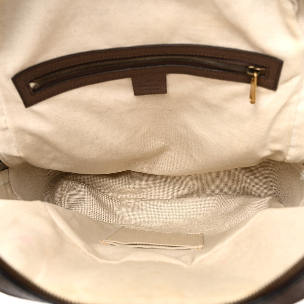 Gucci GG Supreme Monogram Medium Ophidia Day Backpack Brown