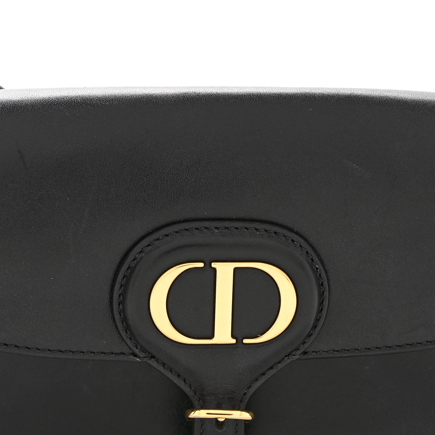 Christian Dior Box Calfskin East West Bobby Bag Black