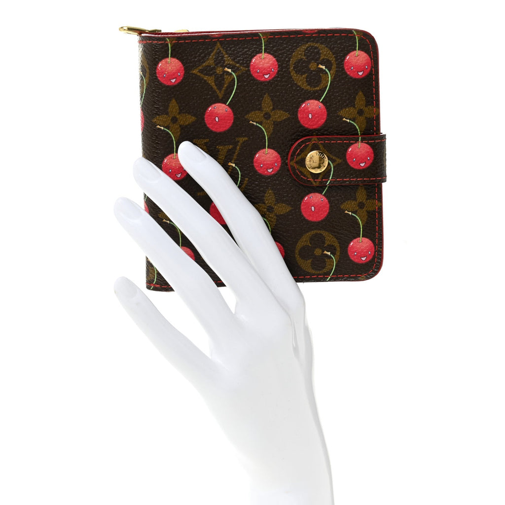 Louis Vuitton Monogram Cerises Compact Zipped Wallet