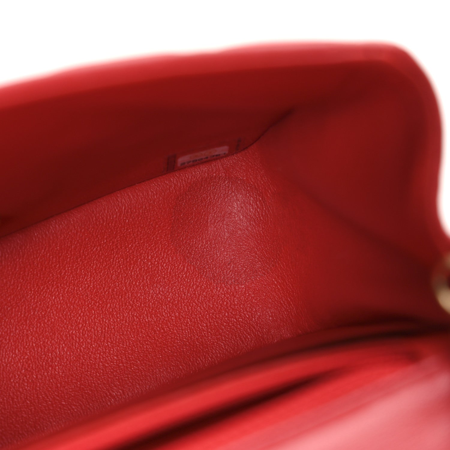 Chanel Lambskin Quilted Mini Square Flap Red