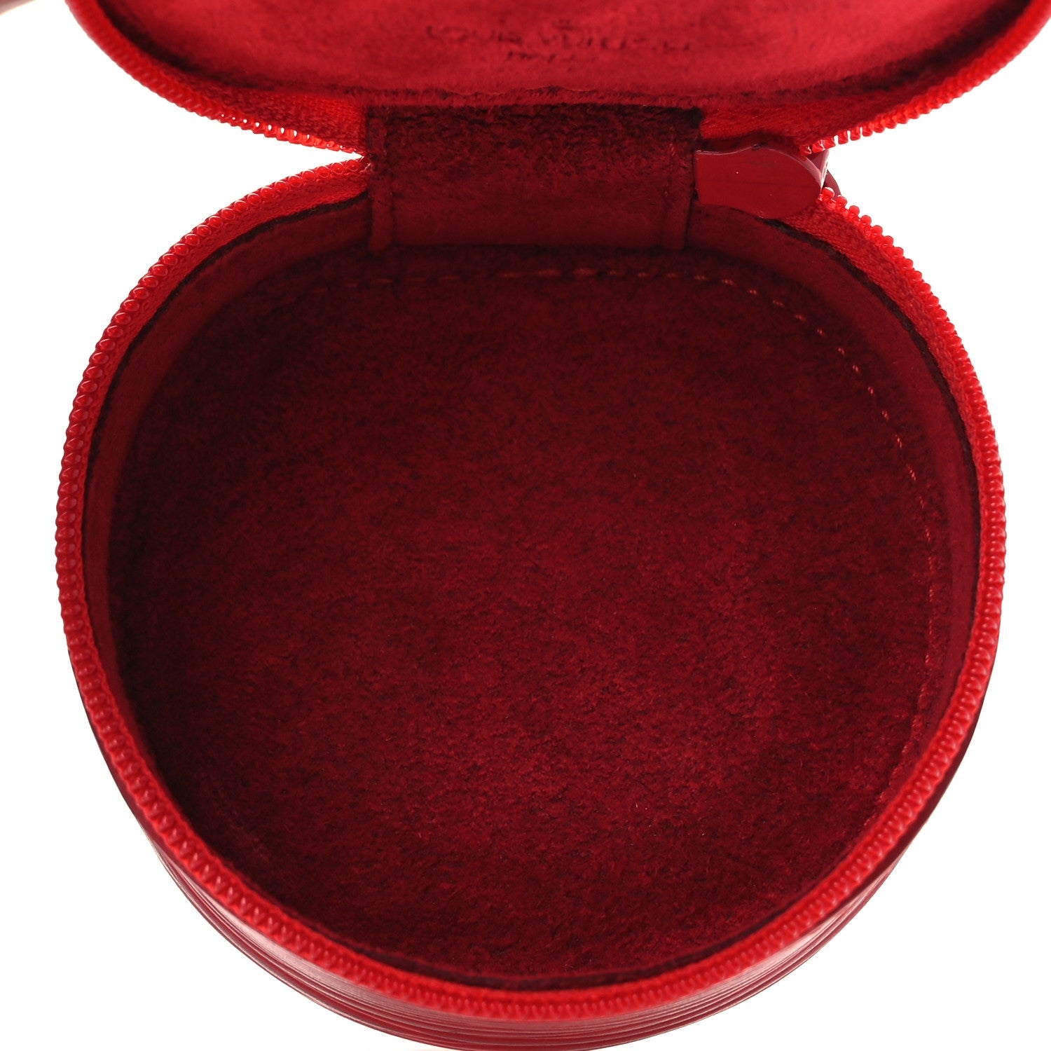 Louis Vuitton Epi Ecrin Bijoux 8cm Jewelry Box Case Castillan Red