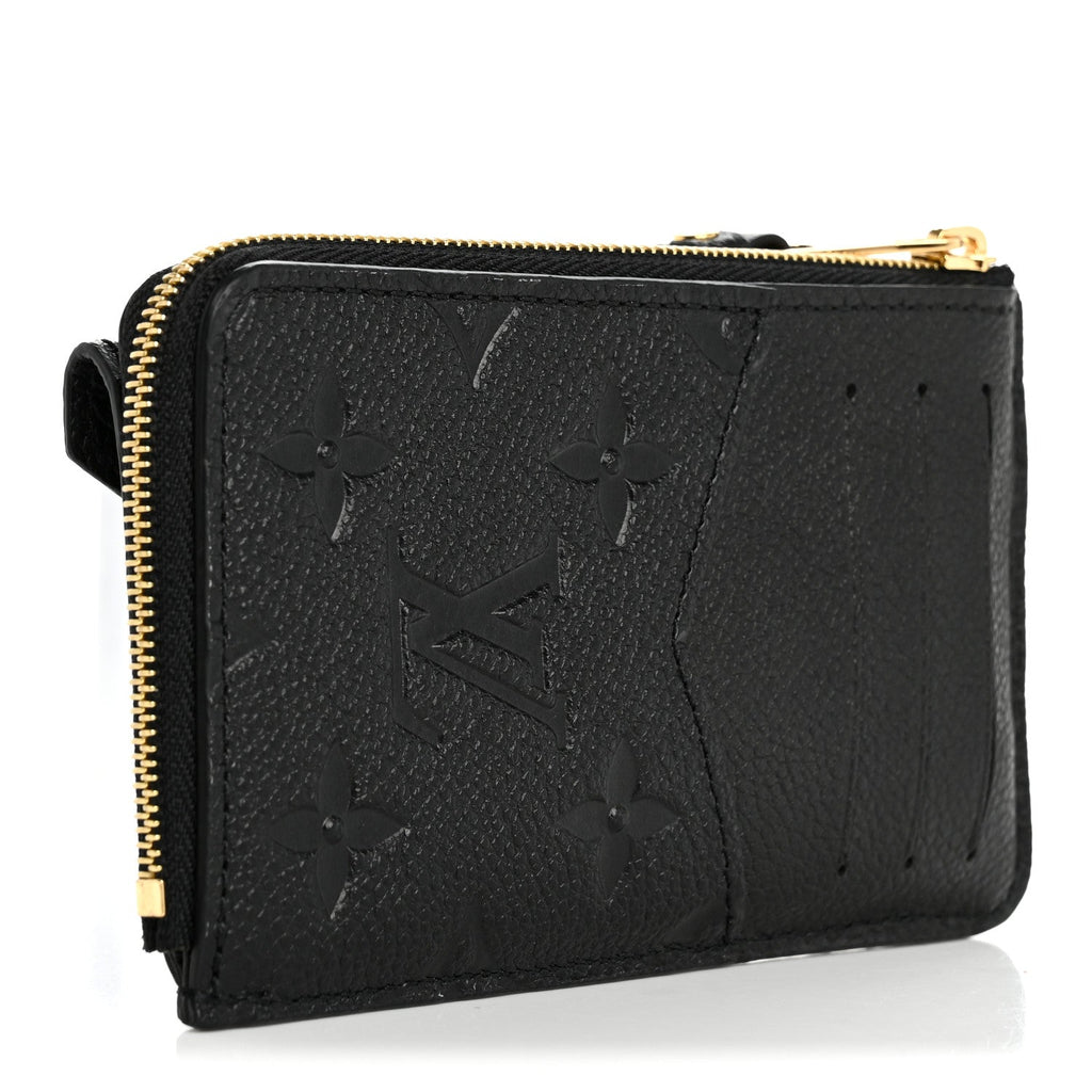 Louis Vuitton Empreinte Recto Verso Card Holder Black