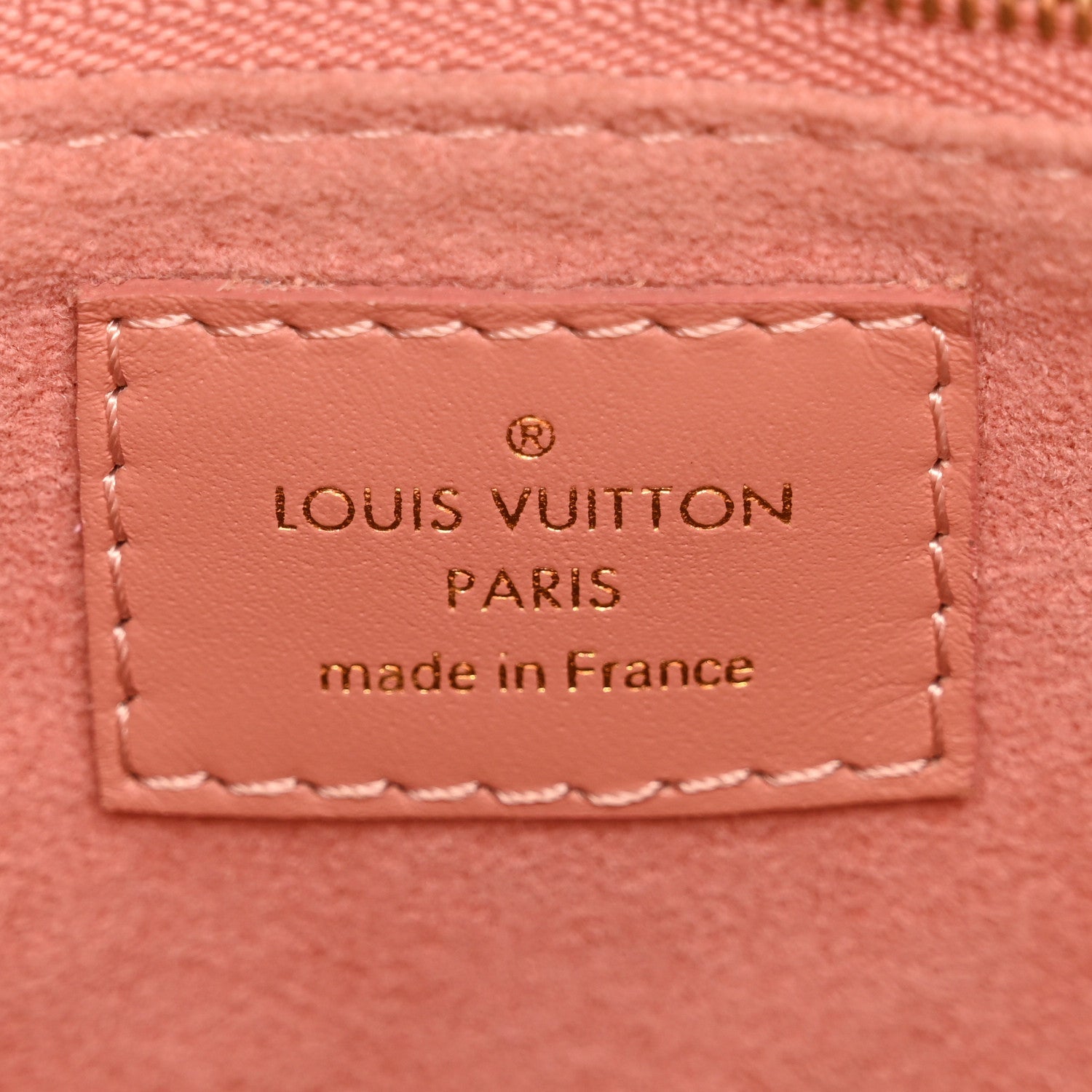 Louis Vuitton Monogram Petite Malle Souple Peach