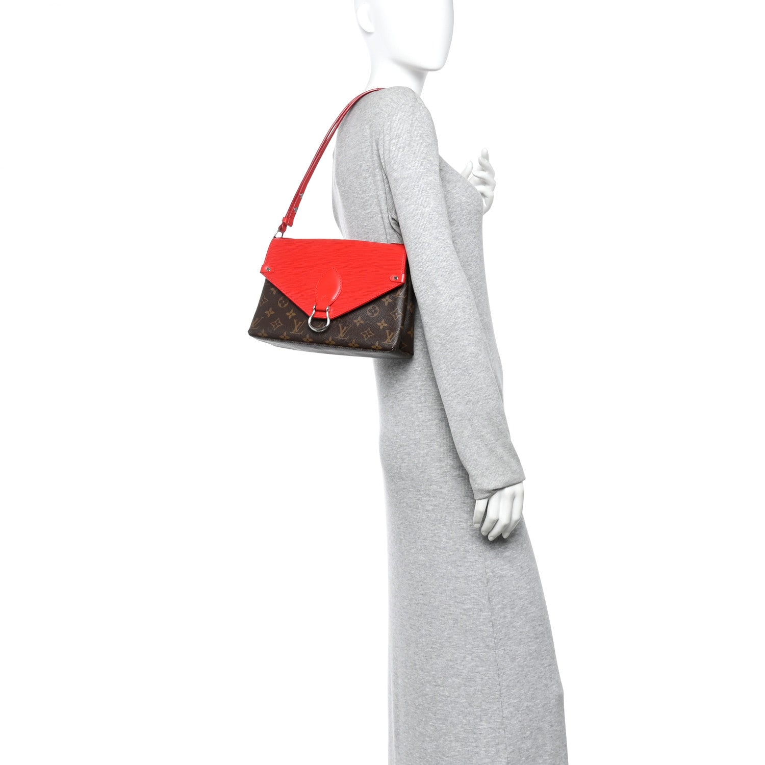 Louis Vuitton Monogram Epi Saint Michel Coquelicot