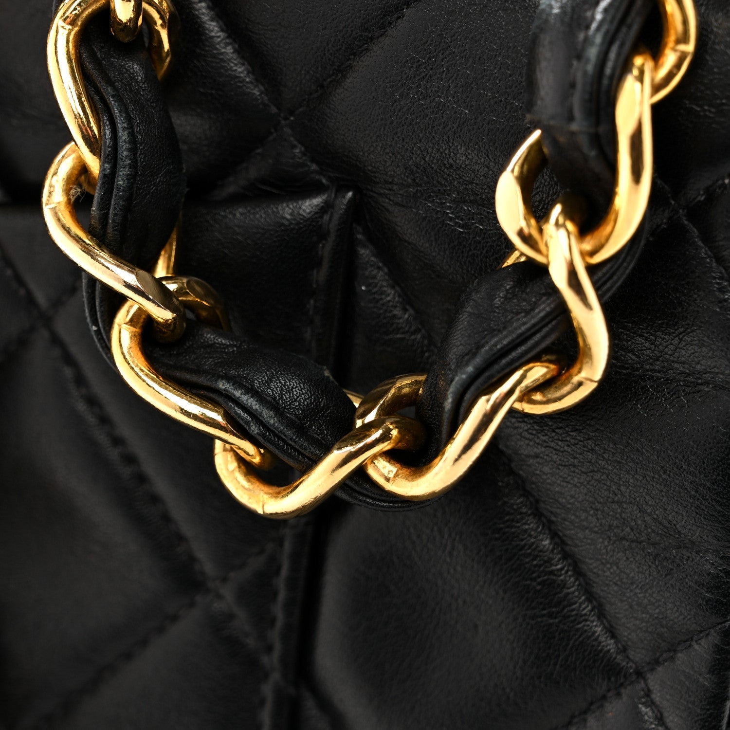Chanel Lambskin Quilted XL Jumbo Single Flap Black