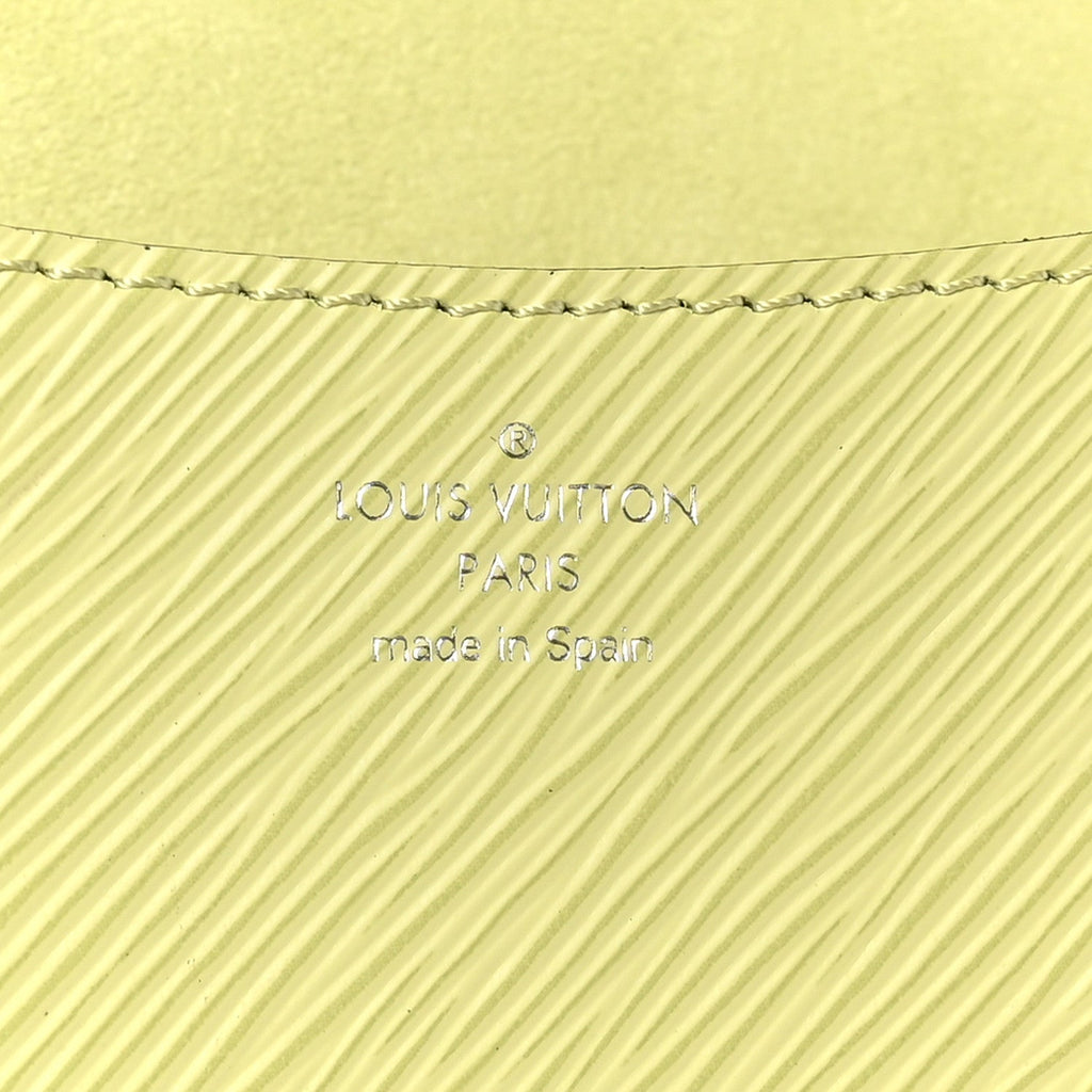 Louis Vuitton Epi Buci Crossbody Light Green