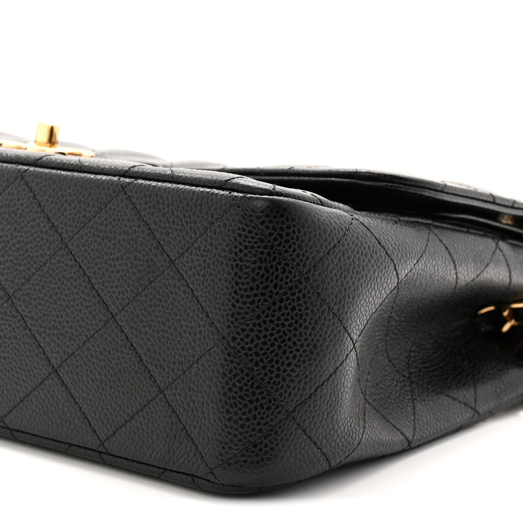 Chanel Caviar Quilted Jumbo Double Flap Black