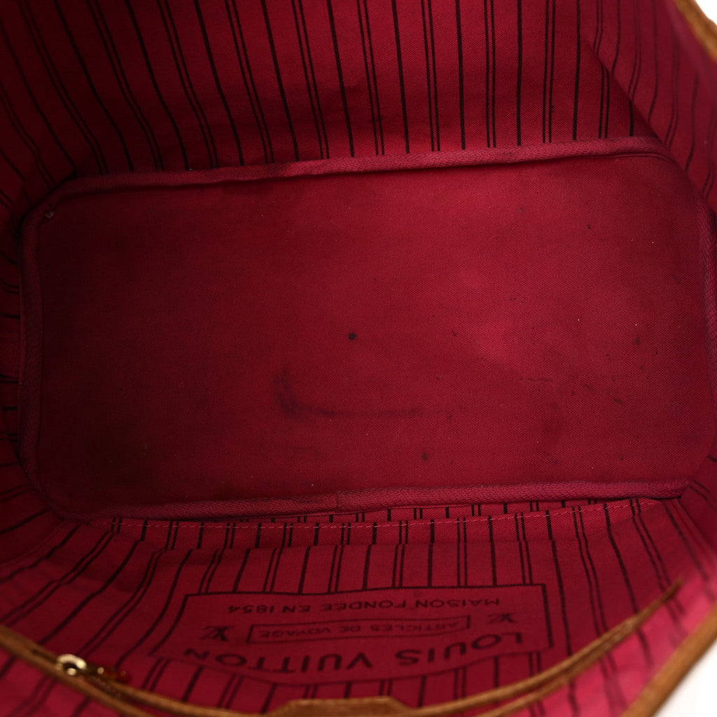 Louis Vuitton Monogram Bay Neverfull MM Rose Ballerine Poppy