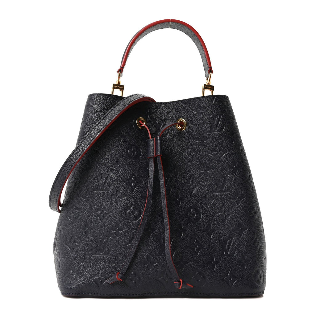 Louis Vuitton Empreinte Neonoe MM Marine Rouge