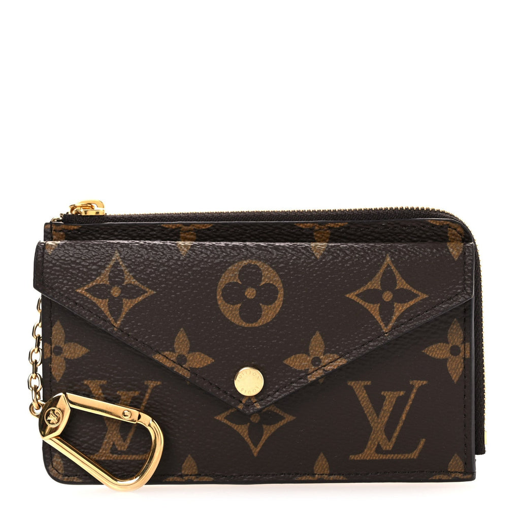 Louis Vuitton Monogram Recto Verso Card Holder Black