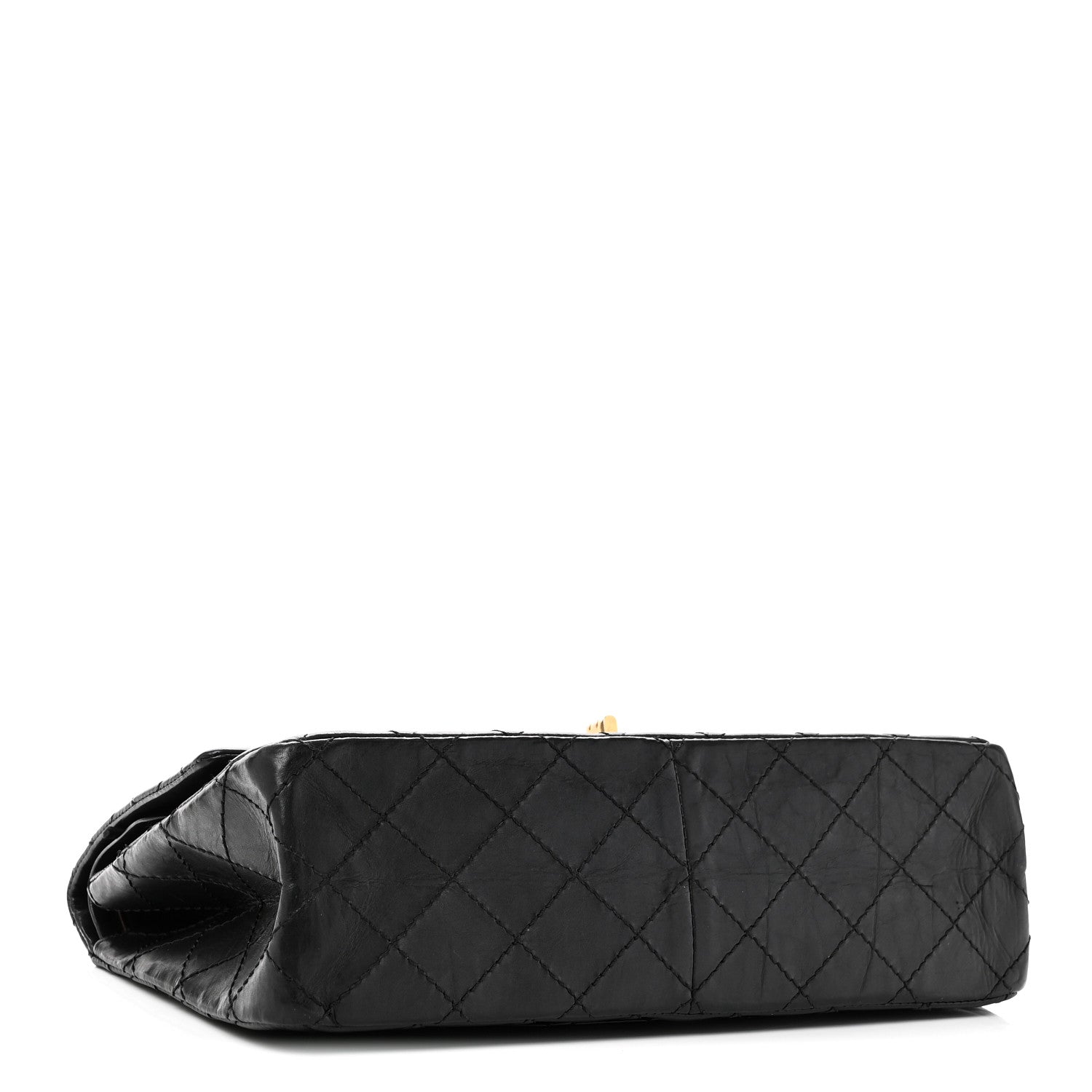 Chanel Aged Calfskin Quilted 2.55 Reissue 226 Flap Black