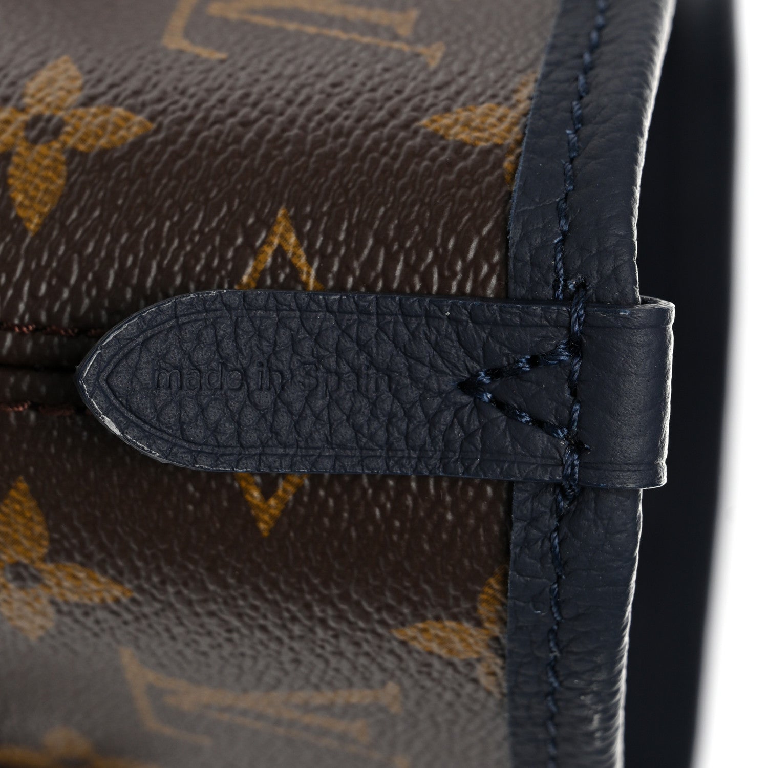 Louis Vuitton Monogram Calfskin Neo Neverfull Inside Out MM Navy