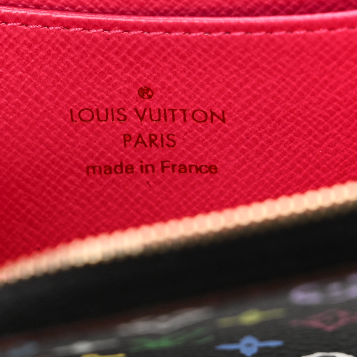 Louis Vuitton Monogram Multicolor Zippy Coin Purse Black Grenade