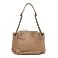 Chanel Lambskin Lax Accordion Hobo Beige