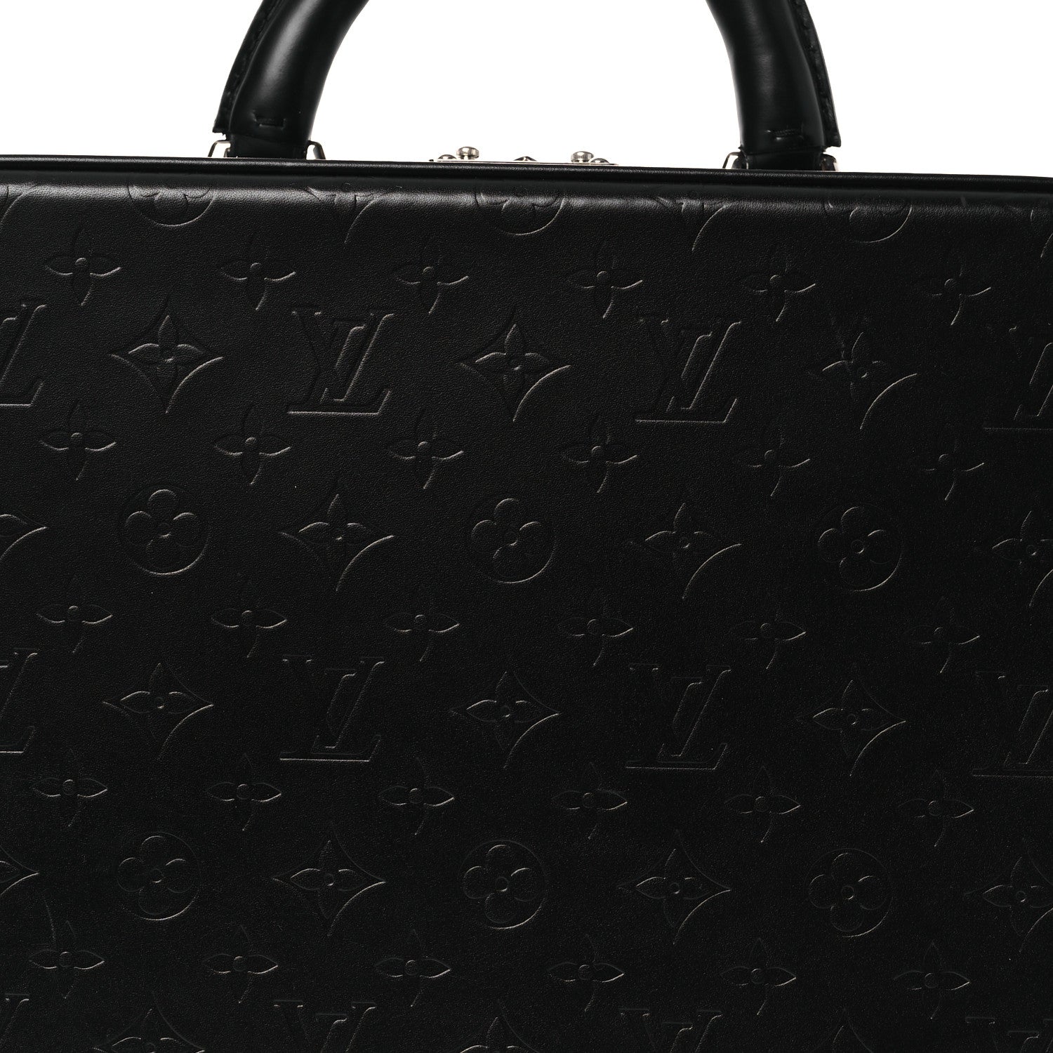 Louis Vuitton Monogram Glace Valisette MM Black