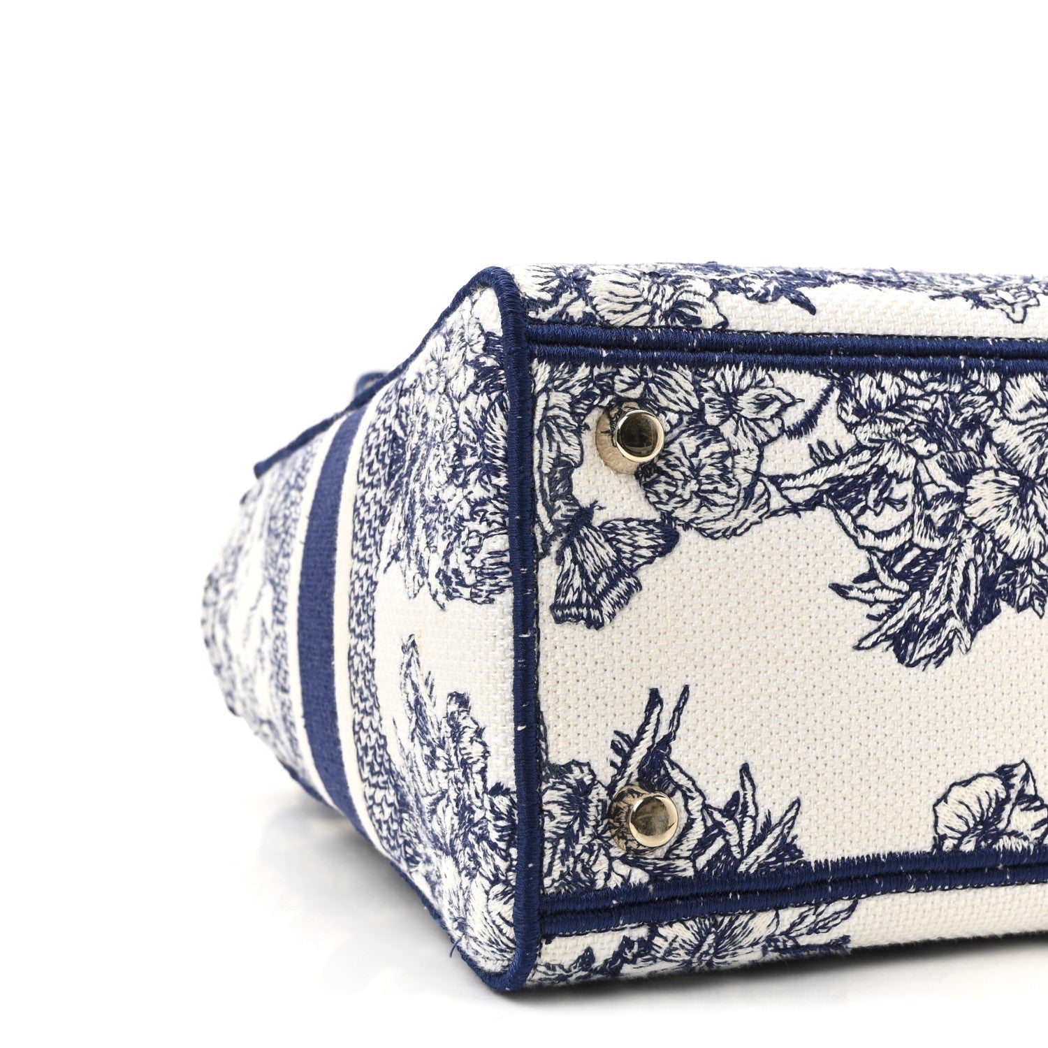 Christian Dior Canvas Reverse Embroidered Rêve d'Infini Medium Lady D-Lite Blue Multicolor