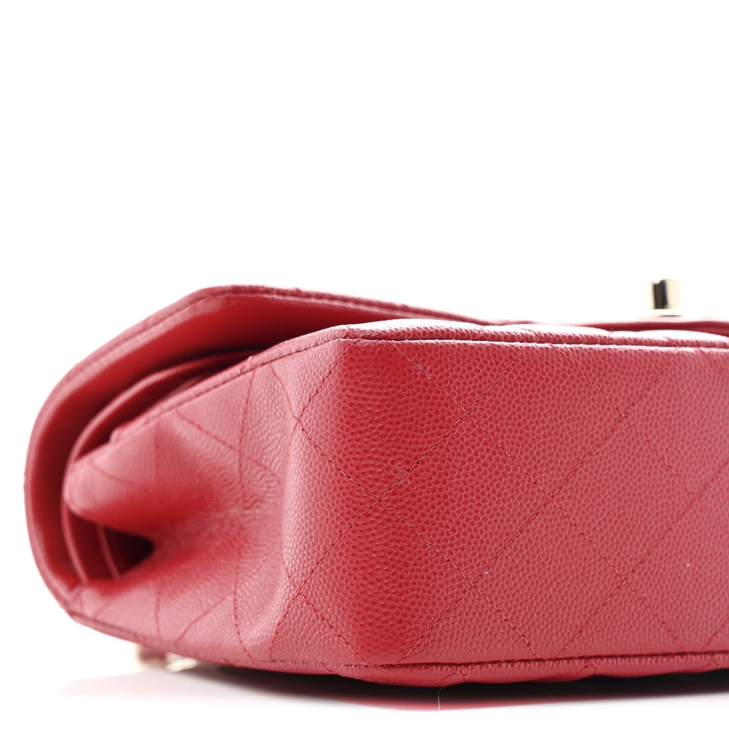 Chanel Caviar Quilted Small Double Flap Red