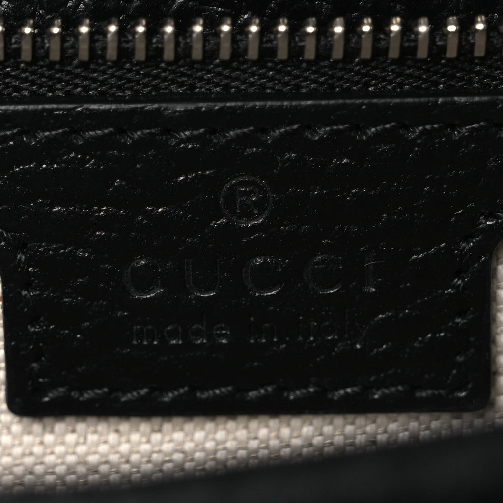 Gucci Dollar Calfskin Web Small Dionysus Crossbody Bag Black