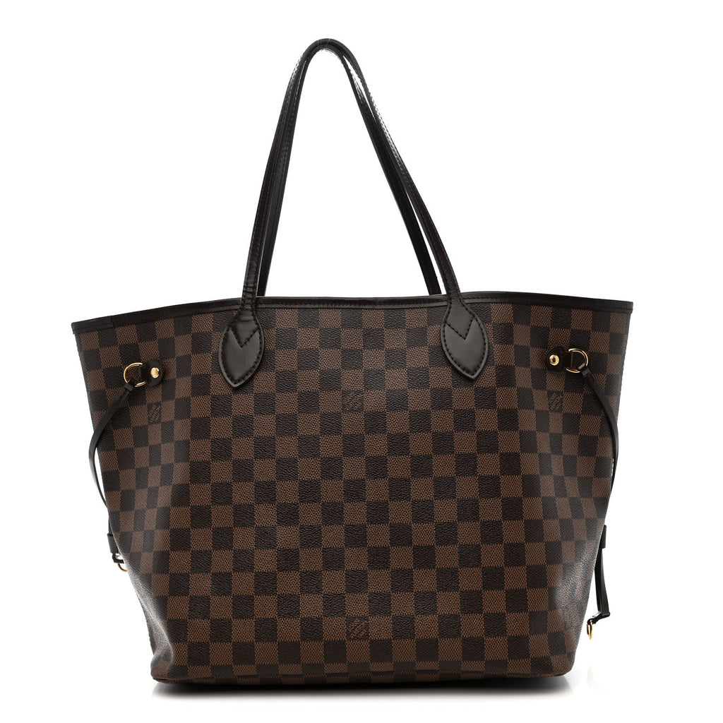 Louis Vuitton Damier Ebene Neo Neverfull MM Rose Ballerine