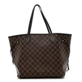 Louis Vuitton Damier Ebene Neo Neverfull MM Rose Ballerine