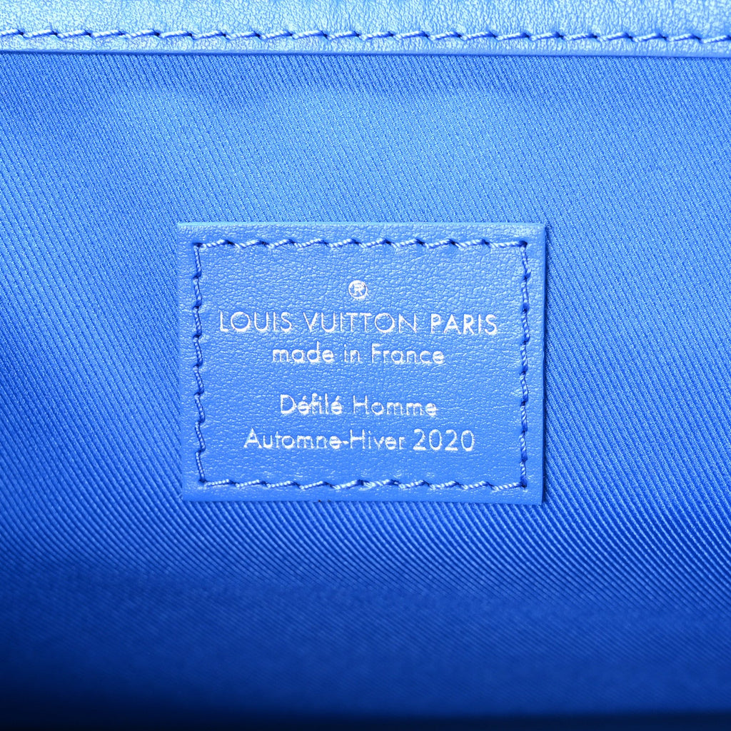 Louis Vuitton Monogram Clouds Keepall Bandouliere 50 Blue