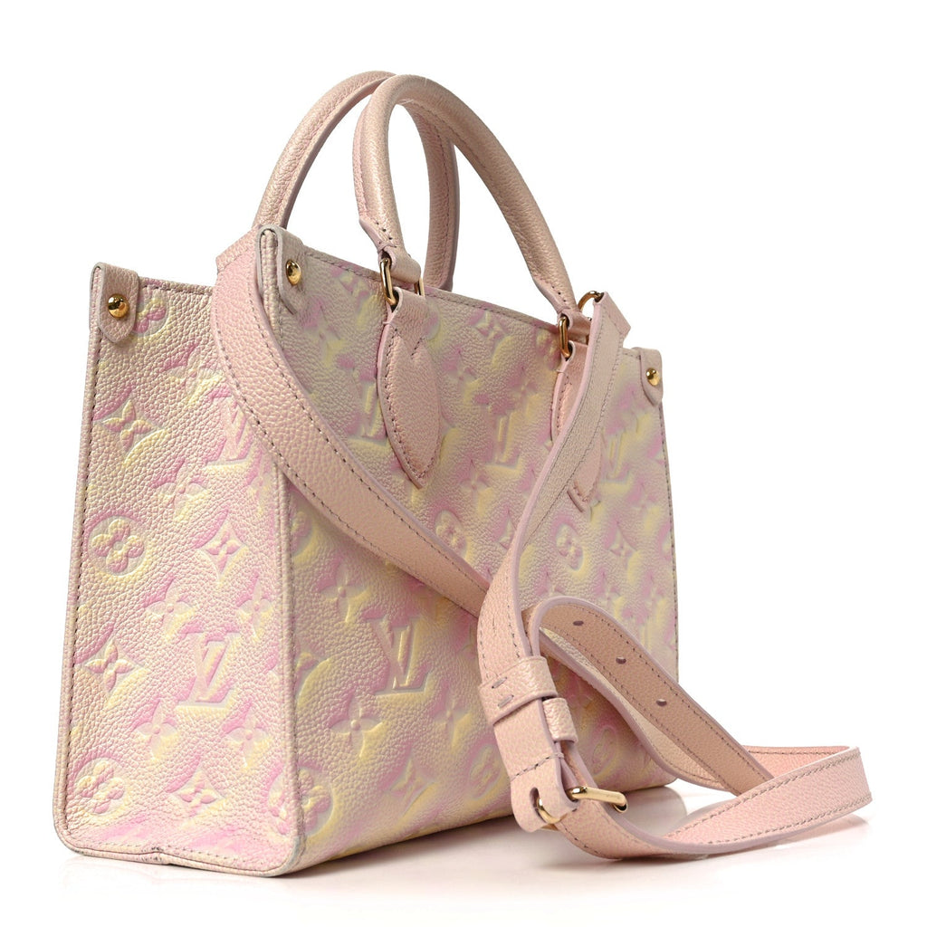 Louis Vuitton Empreinte Monogram Summer Stardust Onthego PM Pink