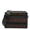 Louis Vuitton Monogram Macassar Handle Soft Trunk Black