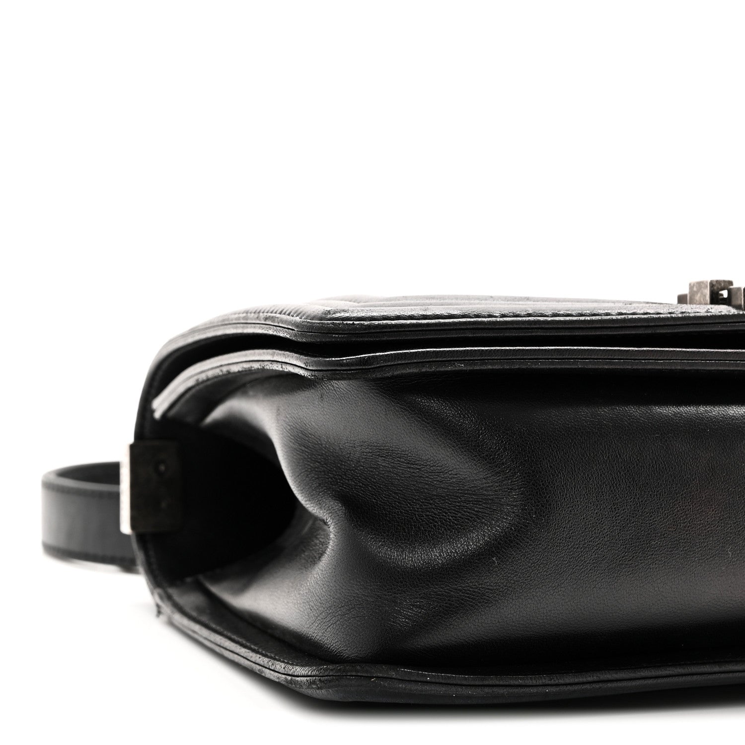 Chanel Lambskin Quilted Medium Boy Flap Black