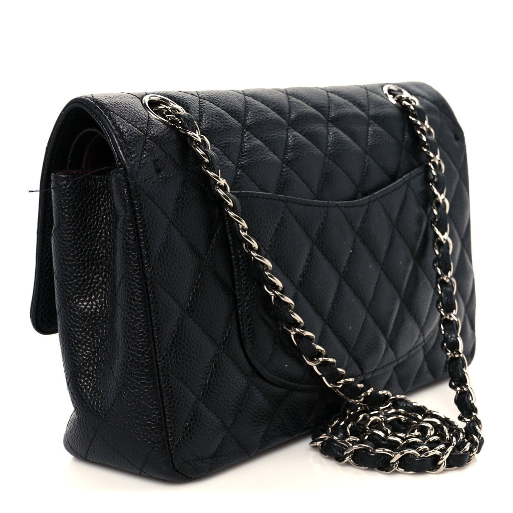 Chanel Caviar Quilted Medium Double Flap Black