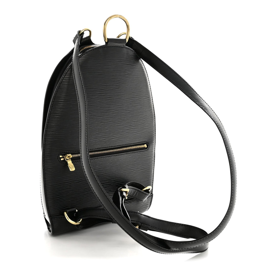 Louis Vuitton Epi Mabillon Backpack Black