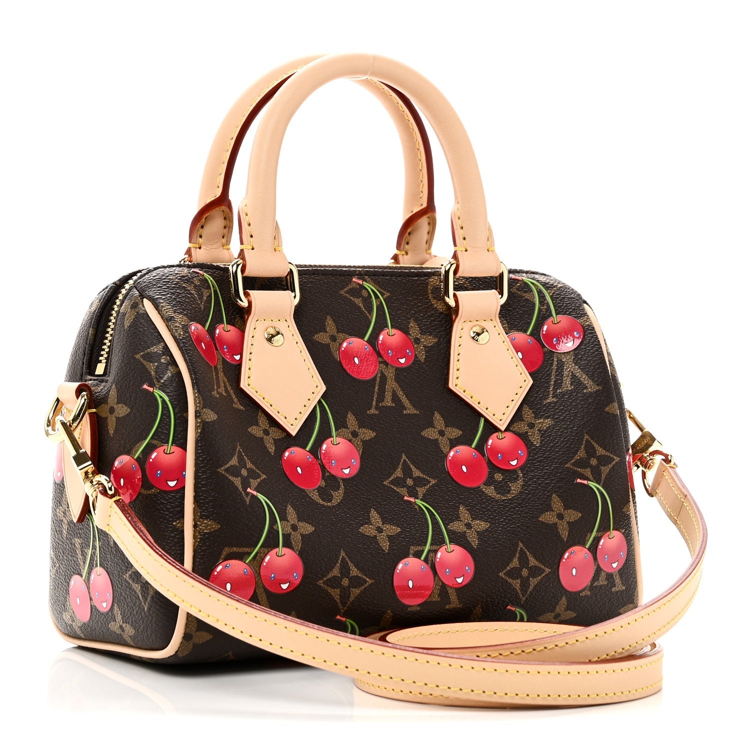 Louis Vuitton LV X TM Monogram Cerises Speedy Bandouliere 20