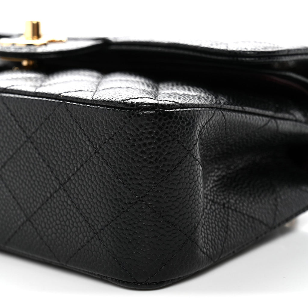 Chanel Caviar Quilted Small Double Flap Black