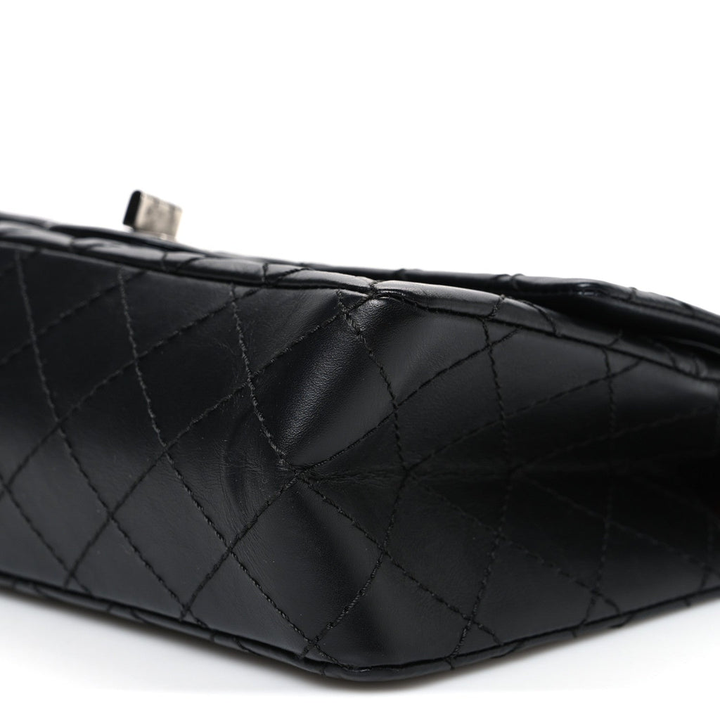 Chanel Aged Calfskin Quilted 2.55 Reissue 225 Flap Black