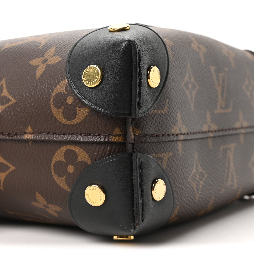 Louis Vuitton Monogram Petite Malle Souple Black