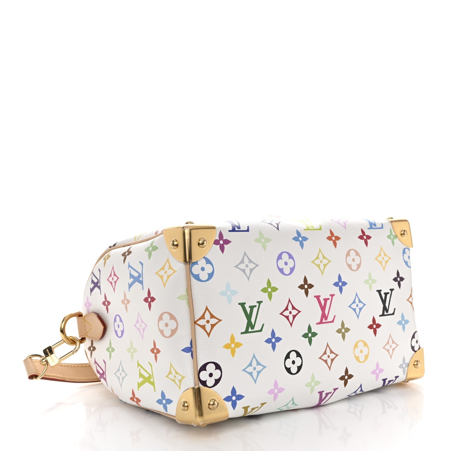 Louis Vuitton LV X TM Monogram Multicolor Speedy Bandouliere 25 White