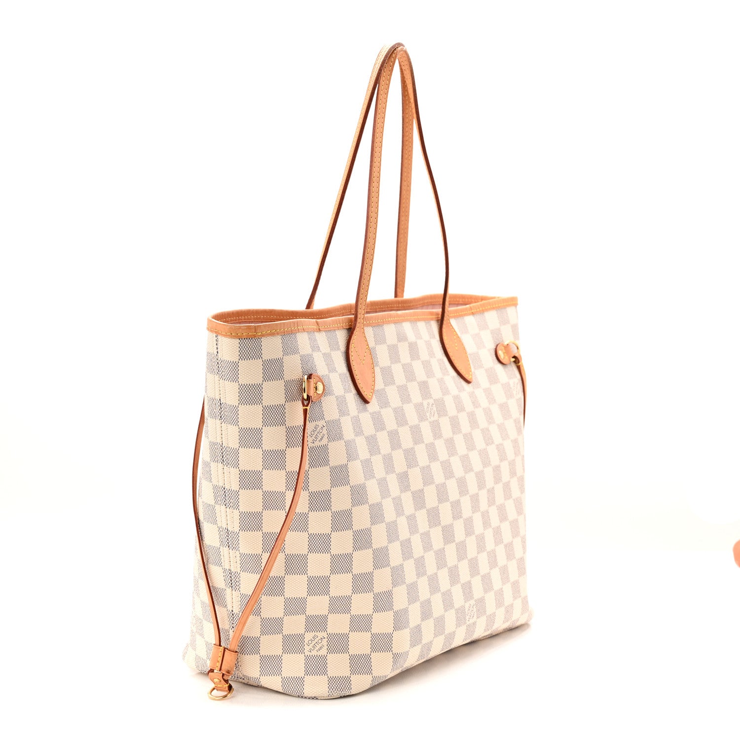 Louis Vuitton Damier Azur Neo Neverful lMM Rose Ballerine