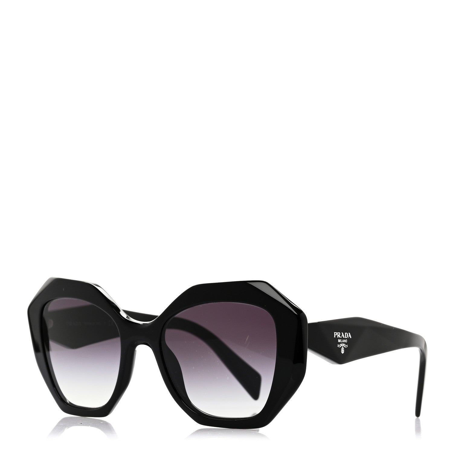 Prada Acetate Sunglasses SPR 16W Black