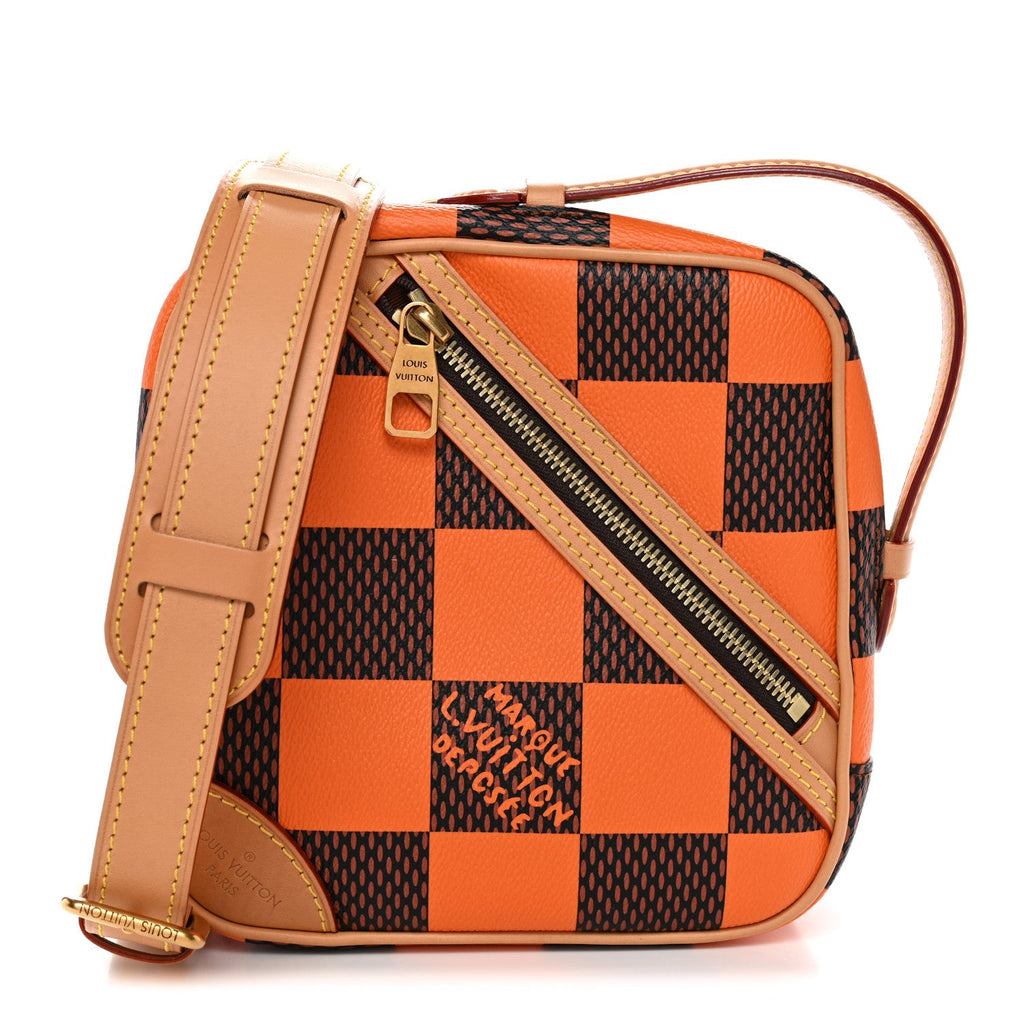 Louis Vuitton Damier Pop Chess Messenger Orange