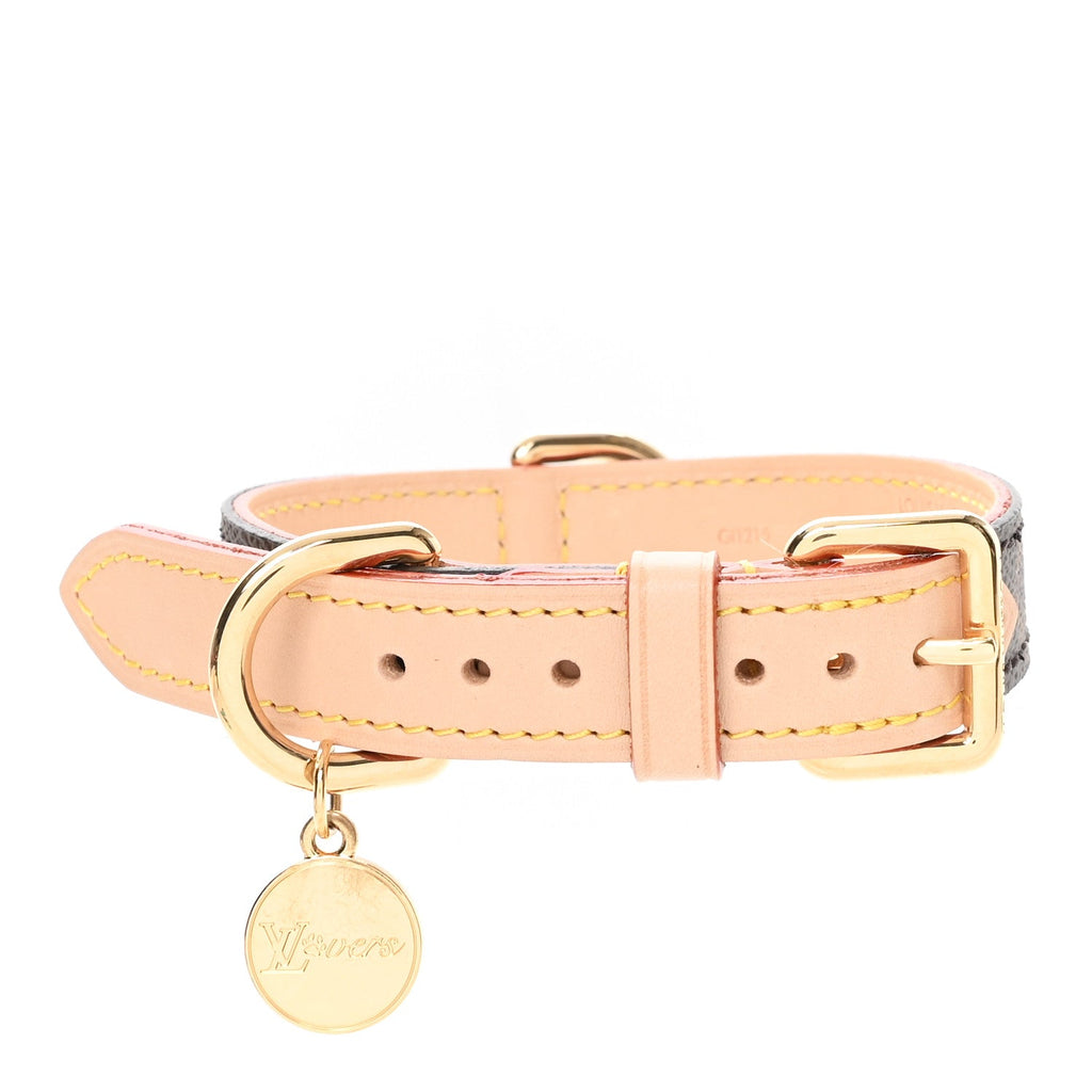 Louis Vuitton Monogram Dog Collar PM