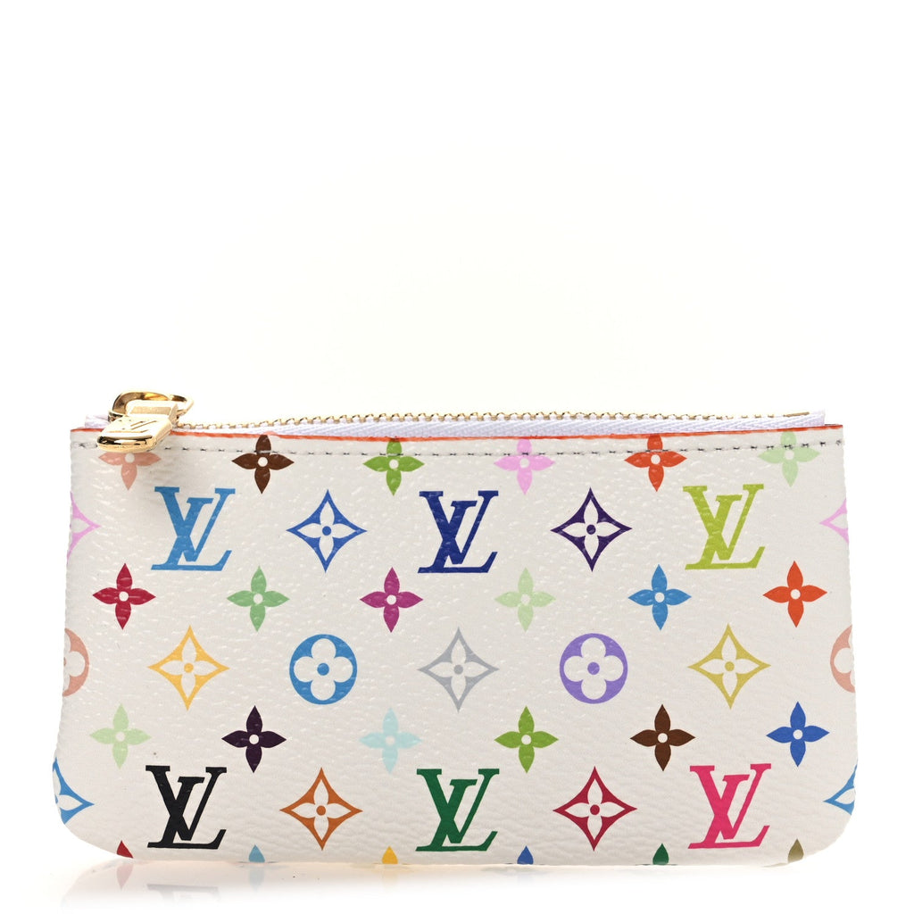 Louis Vuitton LV X TM Monogram Multicolor Key Pouch White